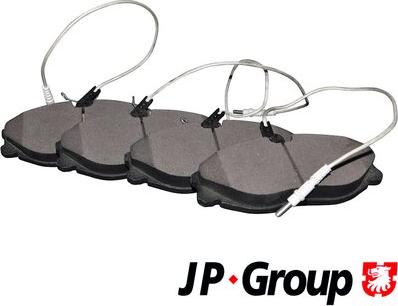 JP Group 4163603410 - Гальмівні колодки, дискові гальма autozip.com.ua