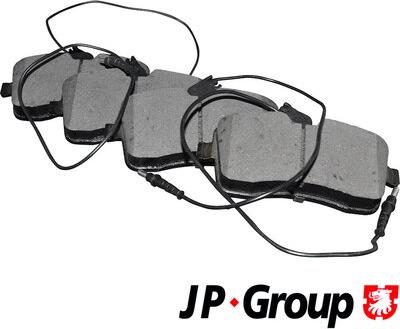 JP Group 4163602510 - Гальмівні колодки, дискові гальма autozip.com.ua