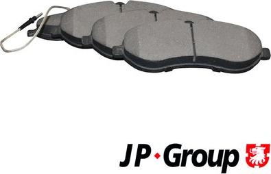 JP Group 4163602610 - Гальмівні колодки, дискові гальма autozip.com.ua