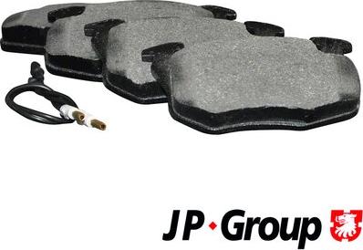 JP Group 4163602810 - Гальмівні колодки, дискові гальма autozip.com.ua