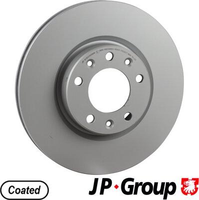 JP Group 4163103800 - Гальмівний диск autozip.com.ua