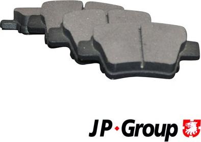 JP Group 4163700410 - Гальмівні колодки, дискові гальма autozip.com.ua