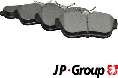 JP Group 4163700810 - Гальмівні колодки, дискові гальма autozip.com.ua