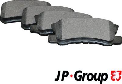 JP Group 4163700310 - Гальмівні колодки, дискові гальма autozip.com.ua