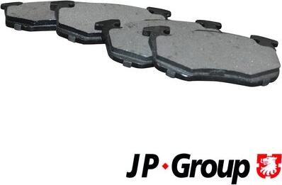 JP Group 4163701110 - Гальмівні колодки, дискові гальма autozip.com.ua