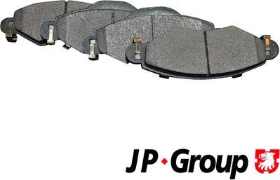JP Group 4863600910 - Гальмівні колодки, дискові гальма autozip.com.ua