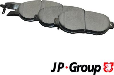 JP Group 4863600410 - Гальмівні колодки, дискові гальма autozip.com.ua