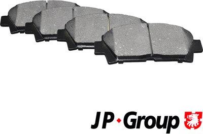 JP Group 4863600110 - Гальмівні колодки, дискові гальма autozip.com.ua