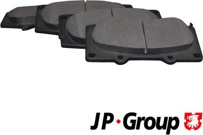 JP Group 4863600710 - Гальмівні колодки, дискові гальма autozip.com.ua