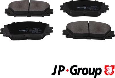 JP Group 4863601210 - Гальмівні колодки, дискові гальма autozip.com.ua