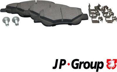 JP Group 4863602610 - Гальмівні колодки, дискові гальма autozip.com.ua