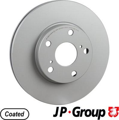 JP Group 4863104600 - Гальмівний диск autozip.com.ua