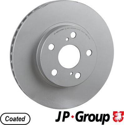 JP Group 4863105400 - Гальмівний диск autozip.com.ua