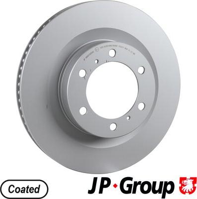 JP Group 4863105500 - Гальмівний диск autozip.com.ua