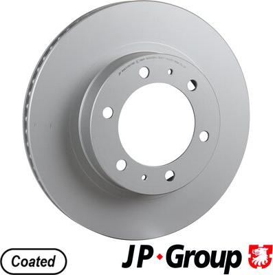 JP Group 4863105100 - Гальмівний диск autozip.com.ua