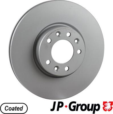 JP Group 4863105800 - Гальмівний диск autozip.com.ua