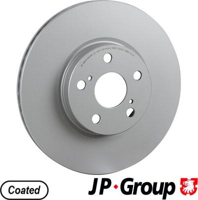 JP Group 4863105300 - Гальмівний диск autozip.com.ua