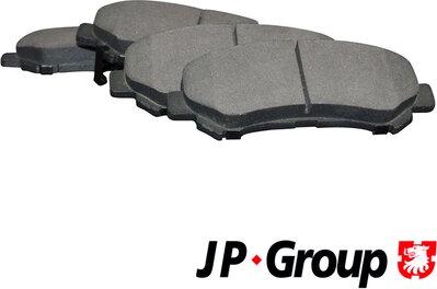 JP Group 4363600810 - Гальмівні колодки, дискові гальма autozip.com.ua