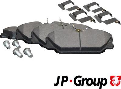 JP Group 4363601510 - Гальмівні колодки, дискові гальма autozip.com.ua