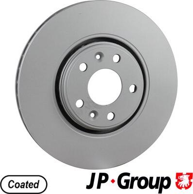 JP Group 4363102500 - Гальмівний диск autozip.com.ua