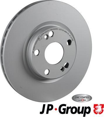 JP Group 4363102000 - Гальмівний диск autozip.com.ua