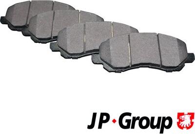 JP Group 5063600910 - Гальмівні колодки, дискові гальма autozip.com.ua