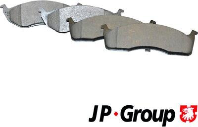 JP Group 5063600210 - Гальмівні колодки, дискові гальма autozip.com.ua