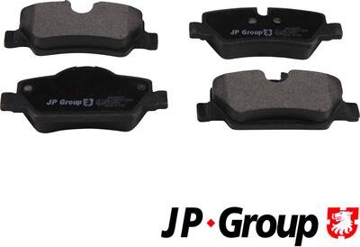 JP Group 6063700310 - Гальмівні колодки, дискові гальма autozip.com.ua