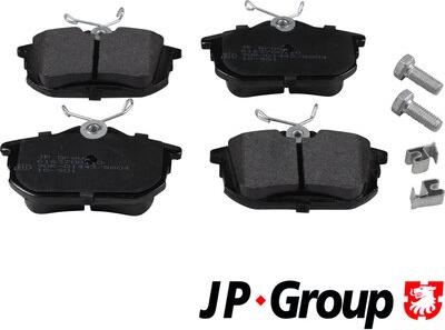JP Group 6163700110 - Гальмівні колодки, дискові гальма autozip.com.ua