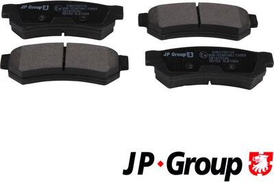 JP Group 6363700110 - Гальмівні колодки, дискові гальма autozip.com.ua
