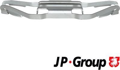 JP Group 1463650410 - Комплектуючі, колодки дискового гальма autozip.com.ua