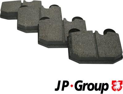 JP Group 1463600110 - Гальмівні колодки, дискові гальма autozip.com.ua