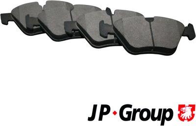 JP Group 1463601110 - Гальмівні колодки, дискові гальма autozip.com.ua