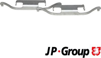 JP Group 1463750110 - Комплектуючі, колодки дискового гальма autozip.com.ua