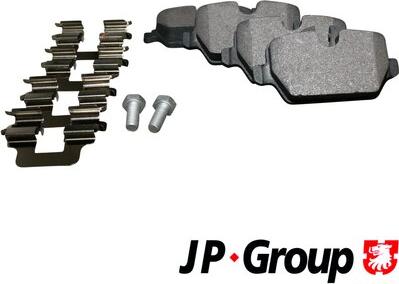 JP Group 1463700510 - Гальмівні колодки, дискові гальма autozip.com.ua