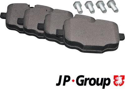 JP Group 1463701710 - Гальмівні колодки, дискові гальма autozip.com.ua