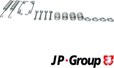 JP Group 1563950510 - Комплектуючі, барабанний гальмівний механізм autozip.com.ua