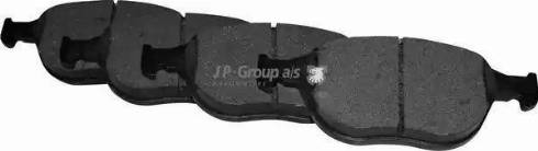 JP Group 1563604310 - Гальмівні колодки, дискові гальма autozip.com.ua