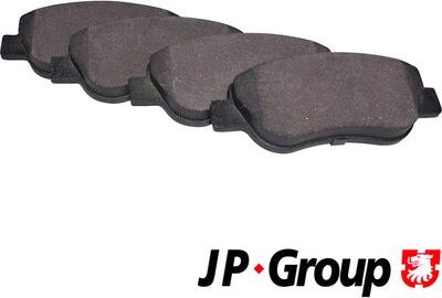 JP Group 1563604210 - Гальмівні колодки, дискові гальма autozip.com.ua
