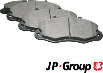 JP Group 1563600510 - Гальмівні колодки, дискові гальма autozip.com.ua