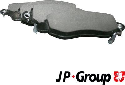 JP Group 1563600610 - Гальмівні колодки, дискові гальма autozip.com.ua