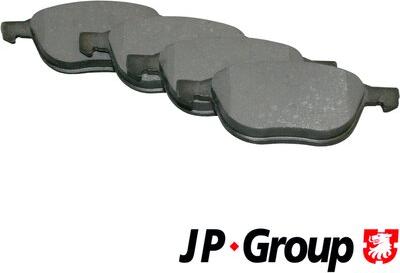 JP Group 1563600110 - Гальмівні колодки, дискові гальма autozip.com.ua
