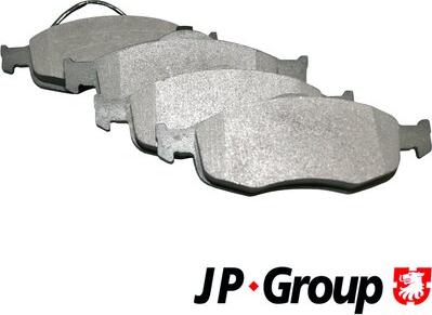 JP Group 1563601210 - Гальмівні колодки, дискові гальма autozip.com.ua