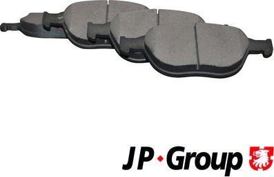 JP Group 1563602310 - Гальмівні колодки, дискові гальма autozip.com.ua