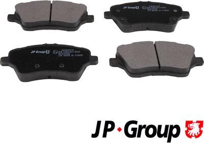 JP Group 1563607510 - Гальмівні колодки, дискові гальма autozip.com.ua