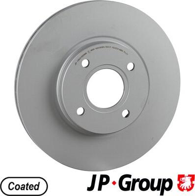 JP Group 1563105900 - Гальмівний диск autozip.com.ua