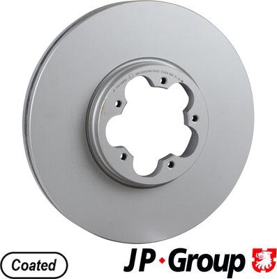 JP Group 1563106000 - Гальмівний диск autozip.com.ua
