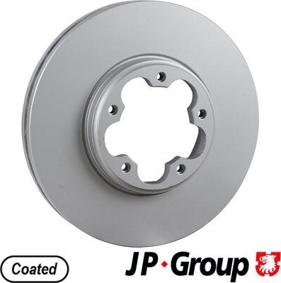 JP Group 1563106800 - Гальмівний диск autozip.com.ua