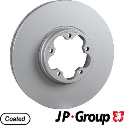 JP Group 1563106300 - Гальмівний диск autozip.com.ua