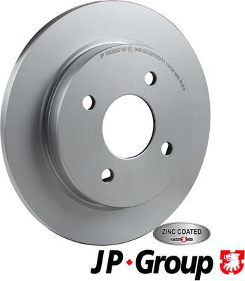 JP Group 1563202100 - Гальмівний диск autozip.com.ua